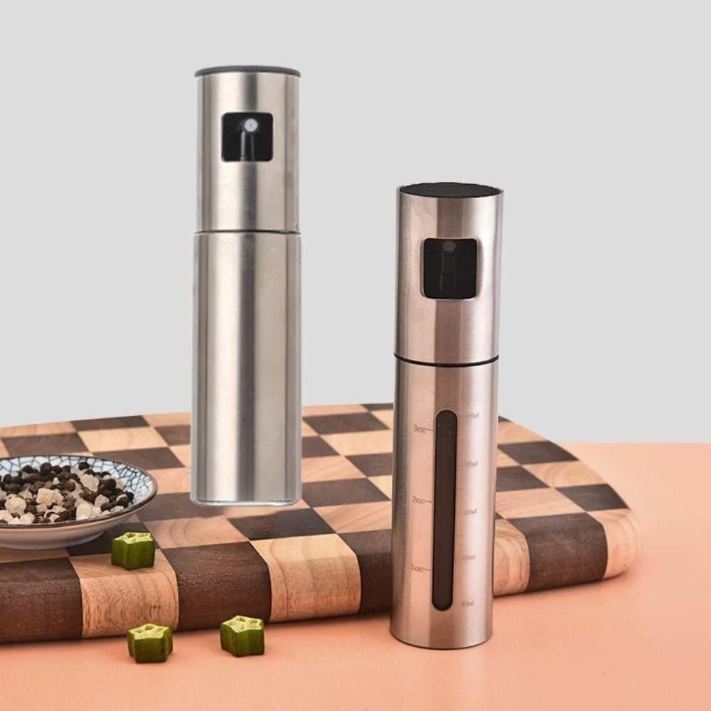 Dispenser De Óleo De Cozinha , Azeite De Aço Inoxidável 100ml Antiaderente Multiuso À Prova De Vazamento!