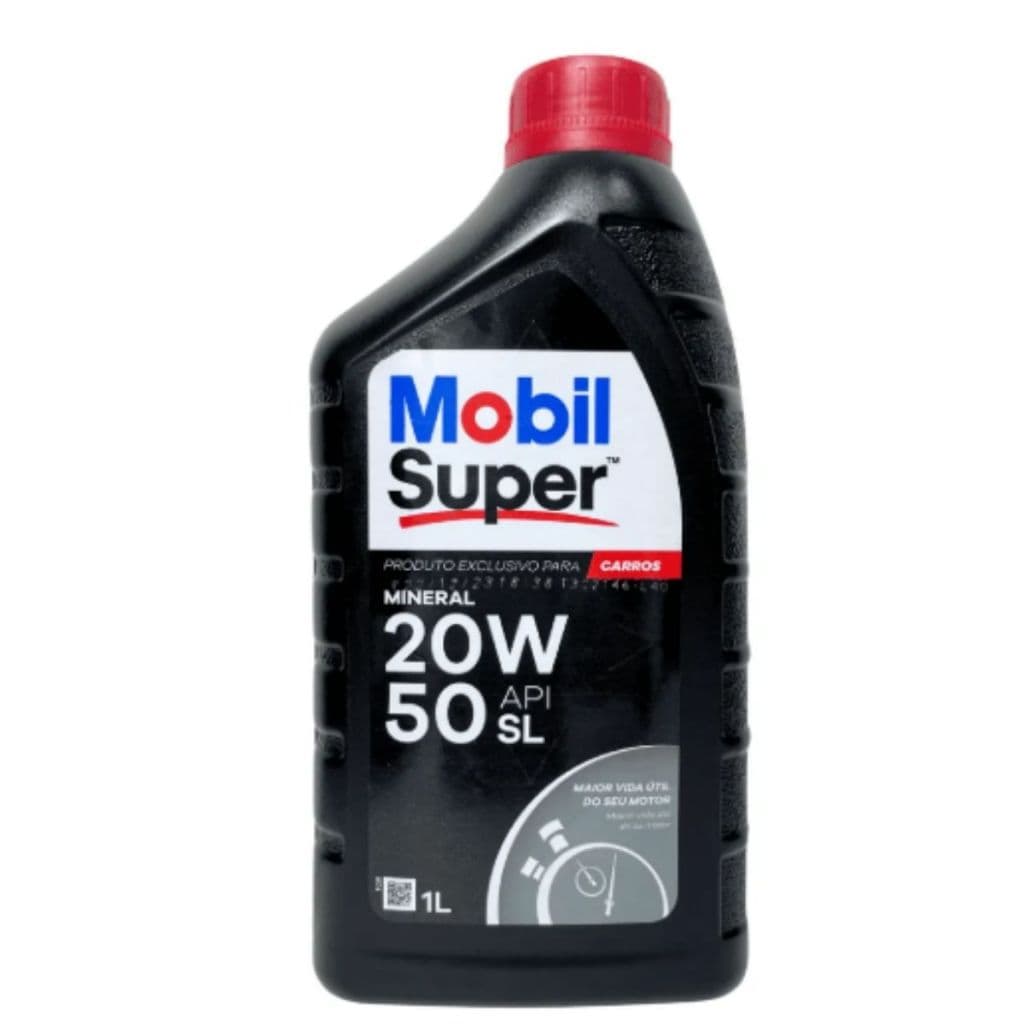 Óleo Motor Mobil Super 20W50 1L Mineral API SL