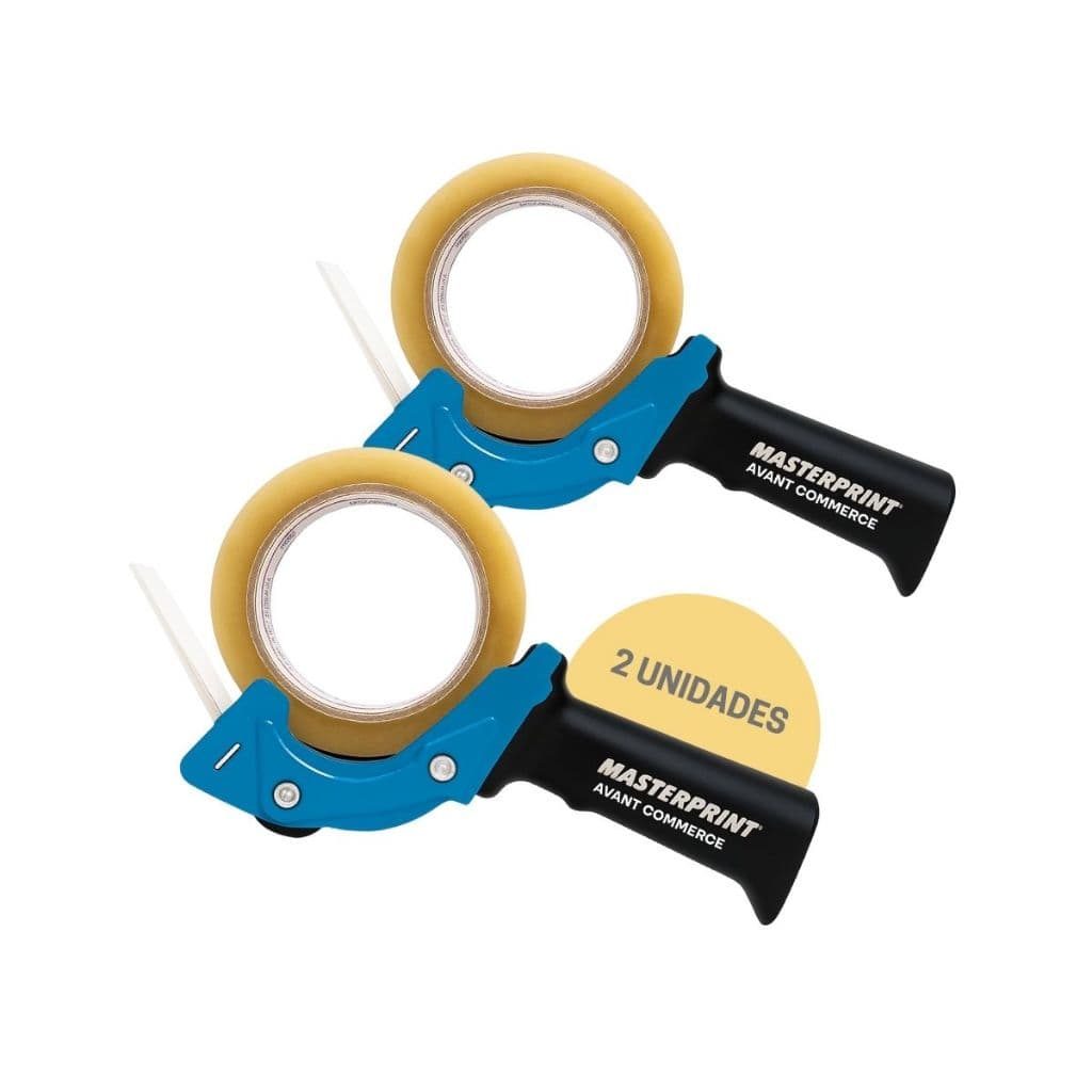 Kit 2 Suporte Aplicador Fita Colante Larga Durex
