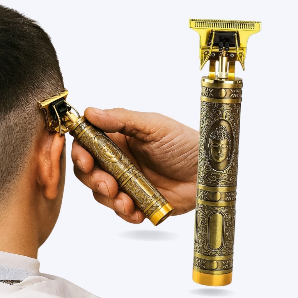 Máquina de Cortar Cabelo e Barba Sem Fio Maquininha de Cortar Cabelo Dragão Buda
