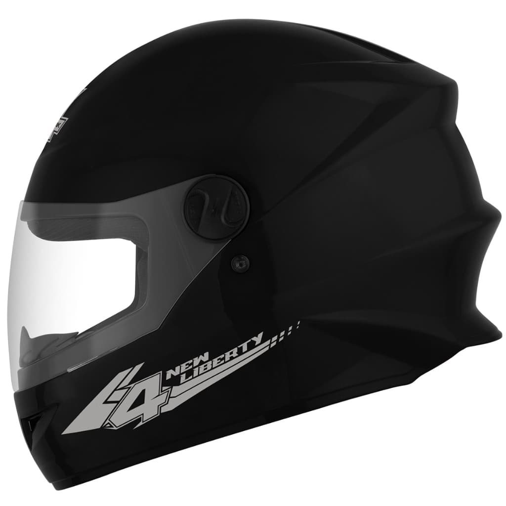 Capacete Moto Masculino Feminino Motoboy Fechado Pro Tork New Liberty 4 Solid Integral Viseira Cristal
