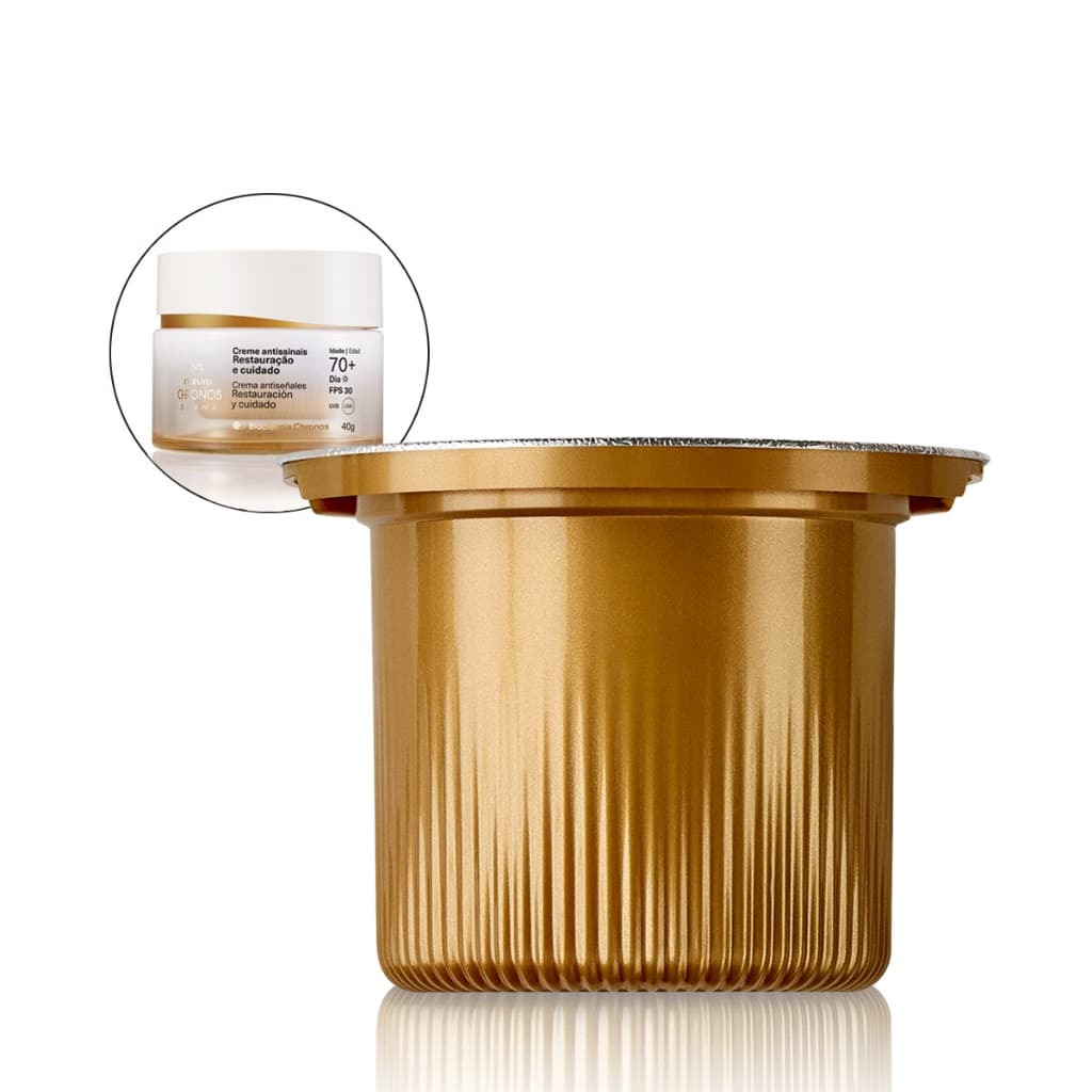 Refil Creme Antissinais Restauração e Cuidado 70+ Dia Chronos