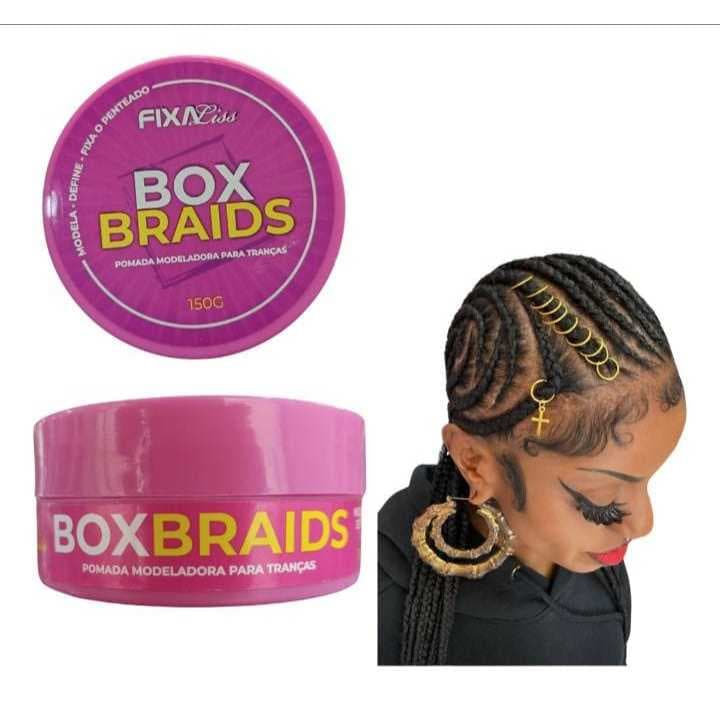 Pomada Modeladora Tranças Box Braids Fixa Liss 150G