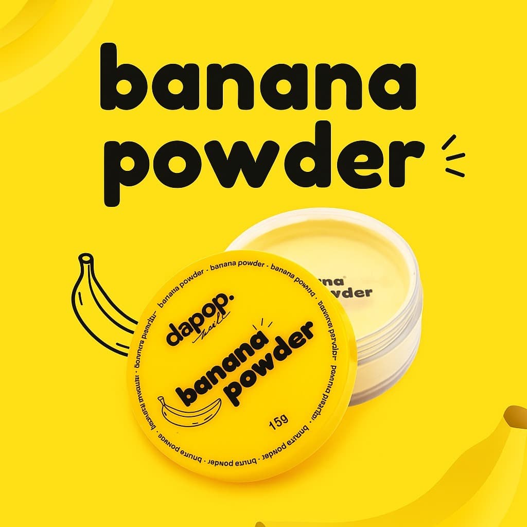 O Segredo das Makes Perfeitas! Pó de Banana Dapop – Zero Oleosidade + Efeito Blur