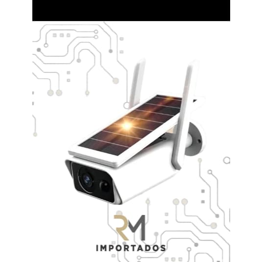 Câmera De Segurança Wifi Energia Solar  Bateria Kapbom KA-S710