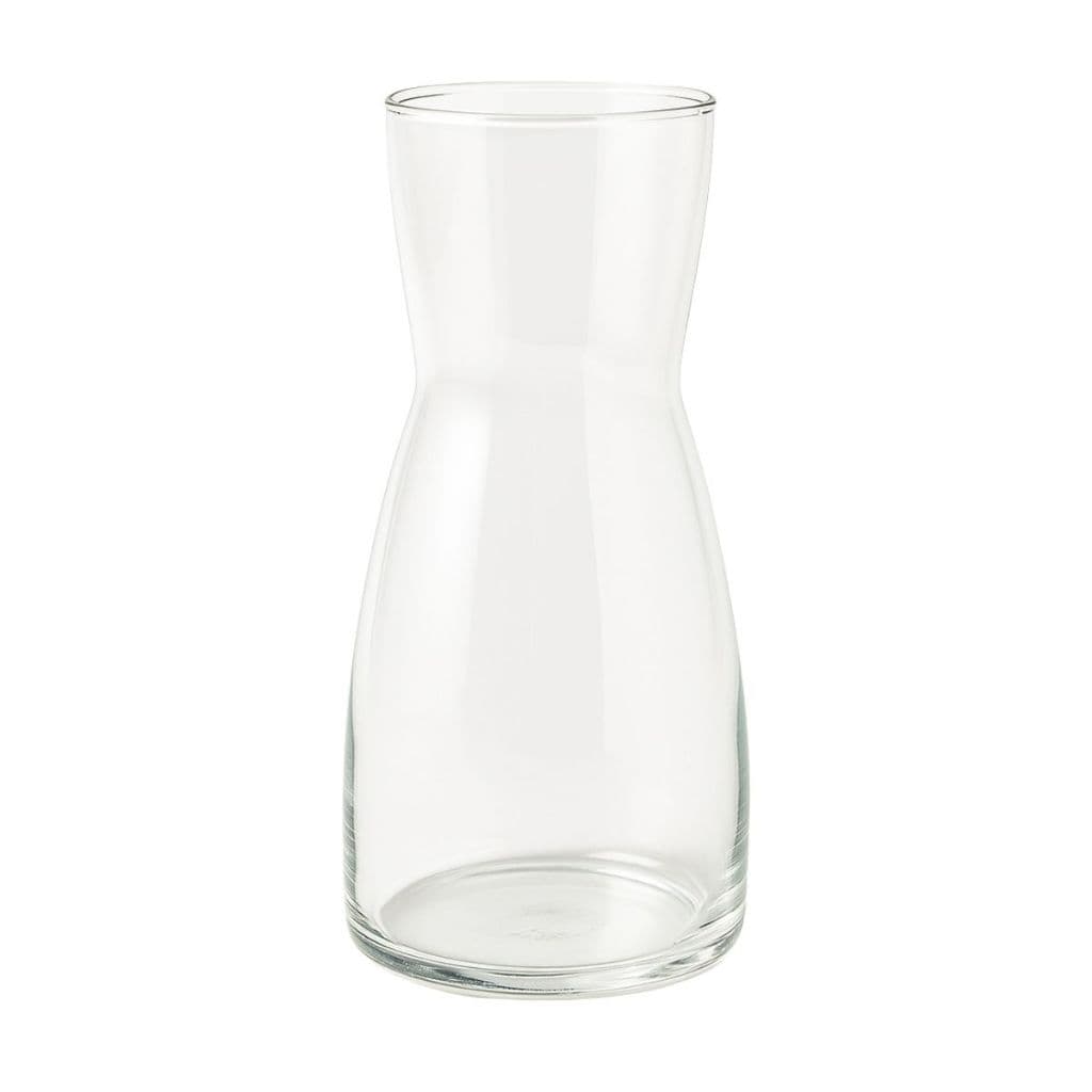 Kit 2 Jarra Garrafa de Vidro Decanter 500ml Para Sucos Água Servir Café da Tarde