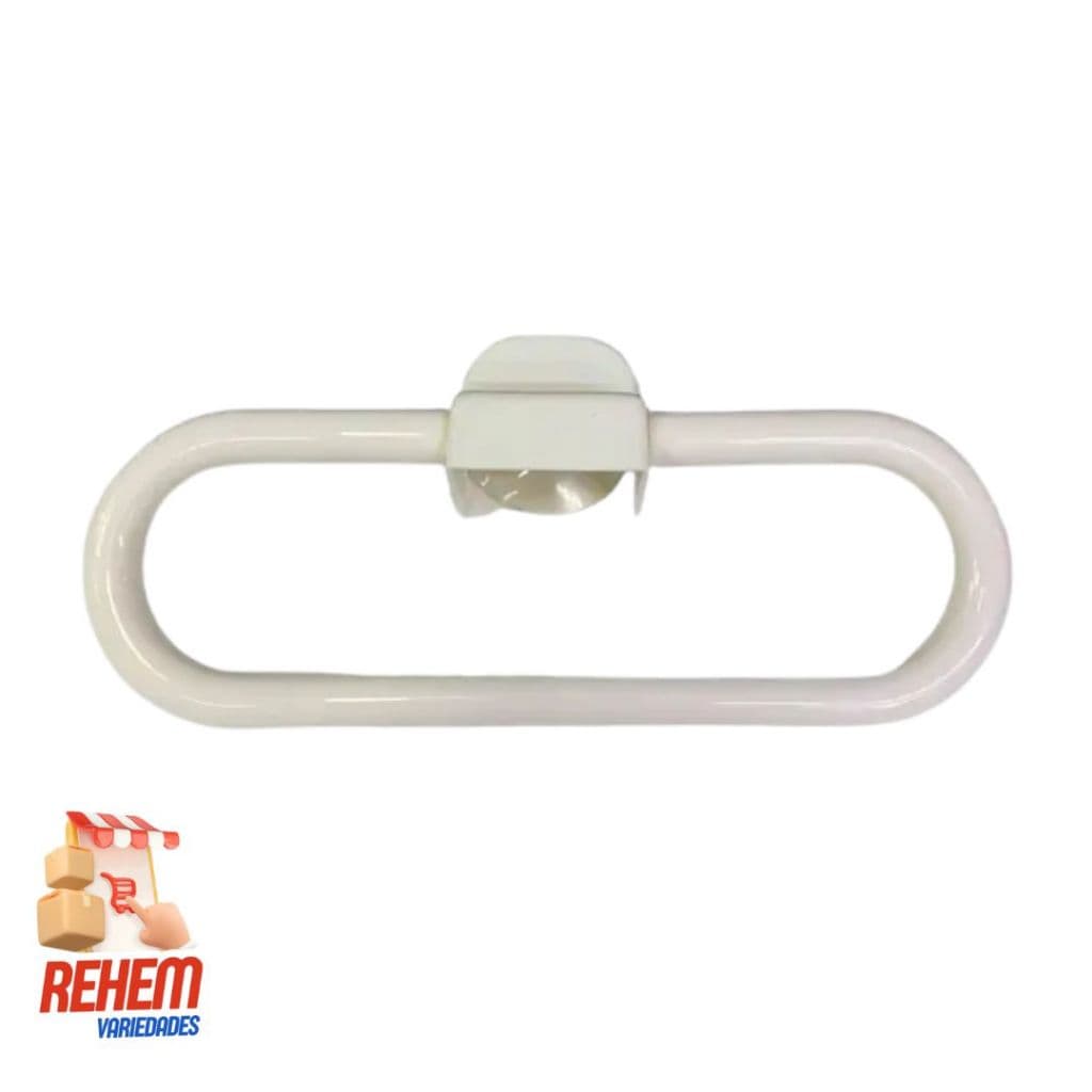 🛁 Porta Toalha Oval com Ventosa - DAIVAK