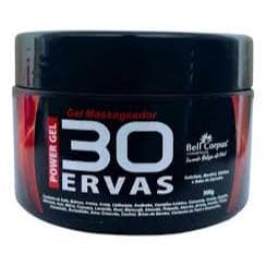 3 pomada  Power Gel 30 Ervas 300gr - massageador -Bell Corpus-DORES MUSCULARES,Alivio imediato