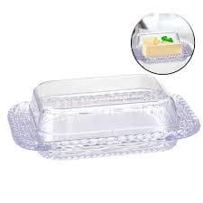 Manteigueira de Plástico Trança Cristal Linha Premium Keita