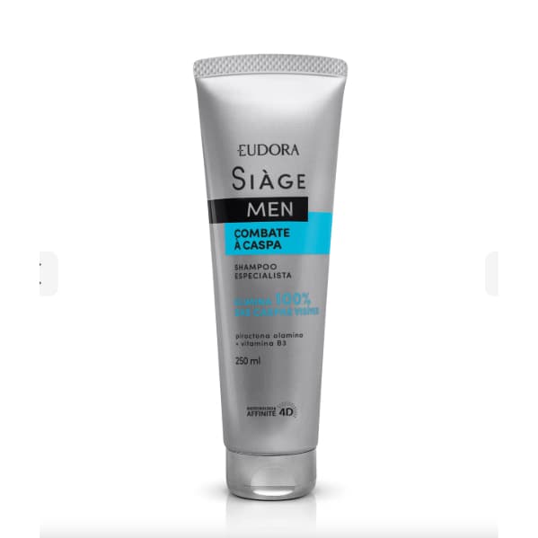 Shampoo Siàge Men Combate à Caspa 250ml Eudora.