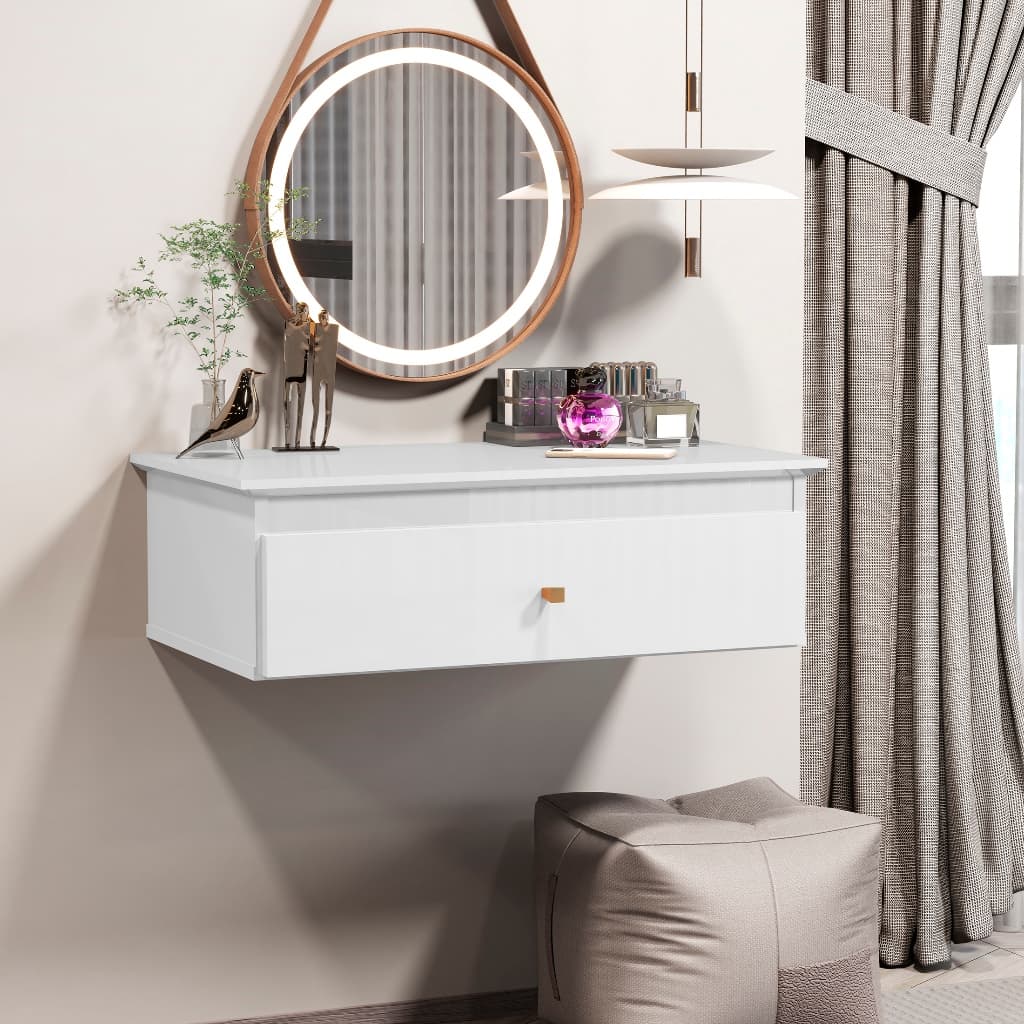 QUEIMA DE ESTOQUE! Penteadeira Com Gaveta 68CM Console Camarim