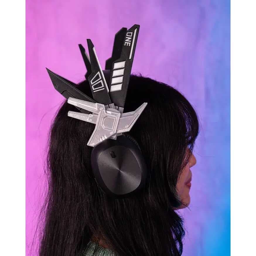 Acessório Cyberpunk para fone headset universal