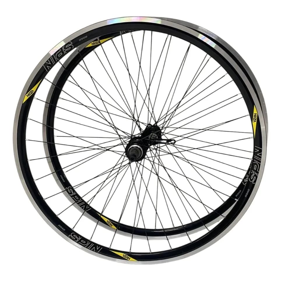 Kit 2 Rodas Bike ARO 700  Vzan Spin 32 Furos Shimano K7 Hg