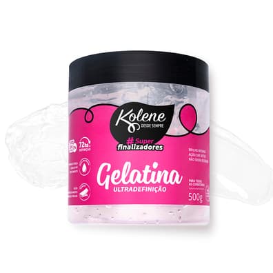 Gelatina Capilar Kolene Ultradefinição 500g – Cachos Definidos e Brilho Intenso