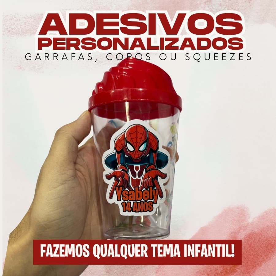 Adesivo Para Copo Longdrink Personalizado Acrílico Ou Twister A Prova D'água E Já Recortados