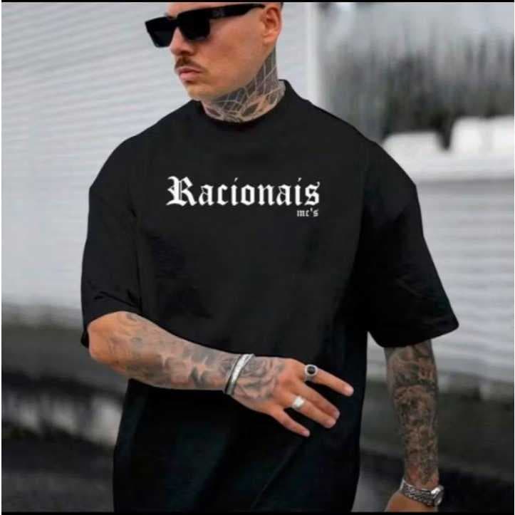 Camiseta Logo Racionais Grupo Rap Mcs Hip Hop Mano Album Integrantes