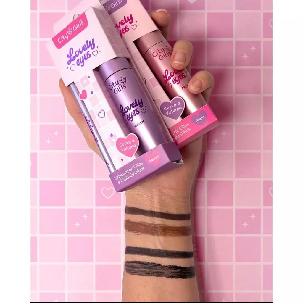 Kit máscara de cílios City Girl