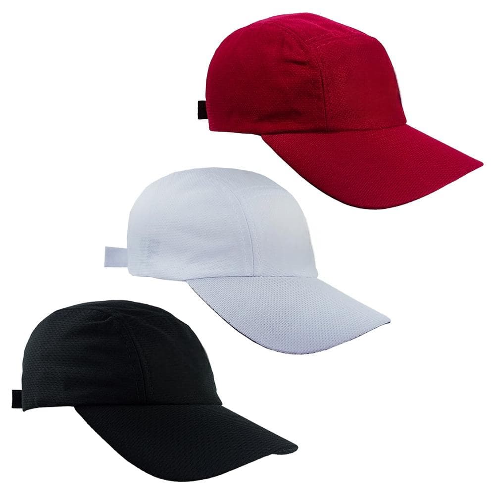 Kit 3 Bonés Esportivo Feminino, Masculino De Aba Curva, Esportivo, Fitness e Musculação