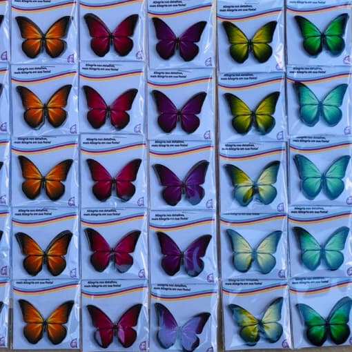 110 BORBOLETAS PARA DECORAÇÃO - BORBOLETA BUQUÊ - BORBOLETA TOPO DE BOLO DECORATIVA