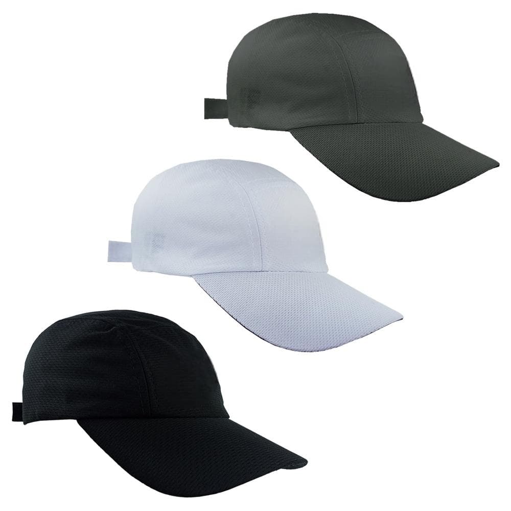 Kit 3 Bonés Esportivo Feminino, Masculino De Aba Curva, Esportivo, Fitness, Musculação