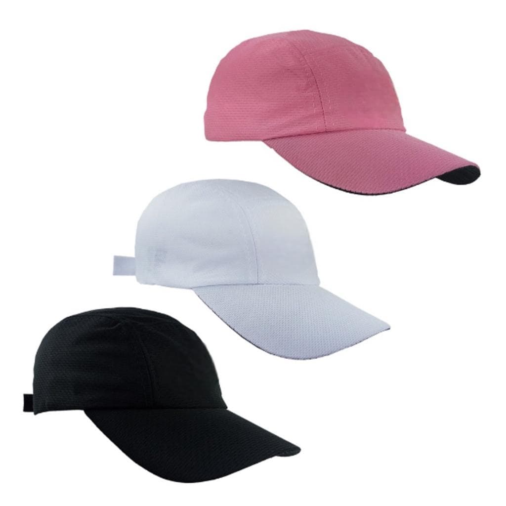 Kit 3 Bonés Esportivo Feminino, Masculino De Aba Curva, Esportivo, Fitness, Musculação