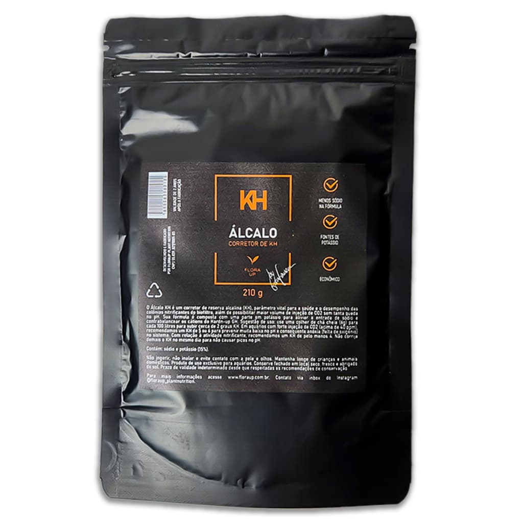 Flora Up Mineral Álcalo KH 210g - Ajusta a Reserva Alcalina do Aquário
