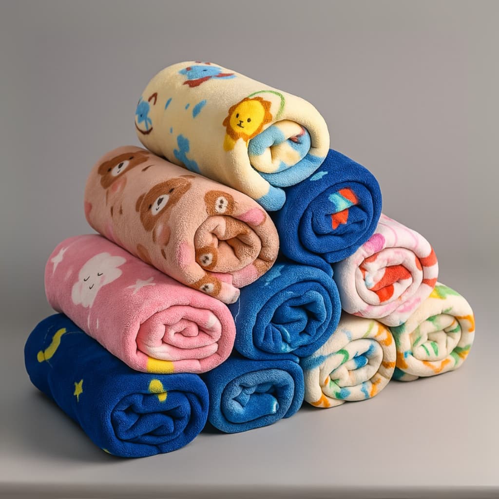 Manta de bebê Cobertor do Bebe Mantinha Microfibra estampada para Kit maternidade