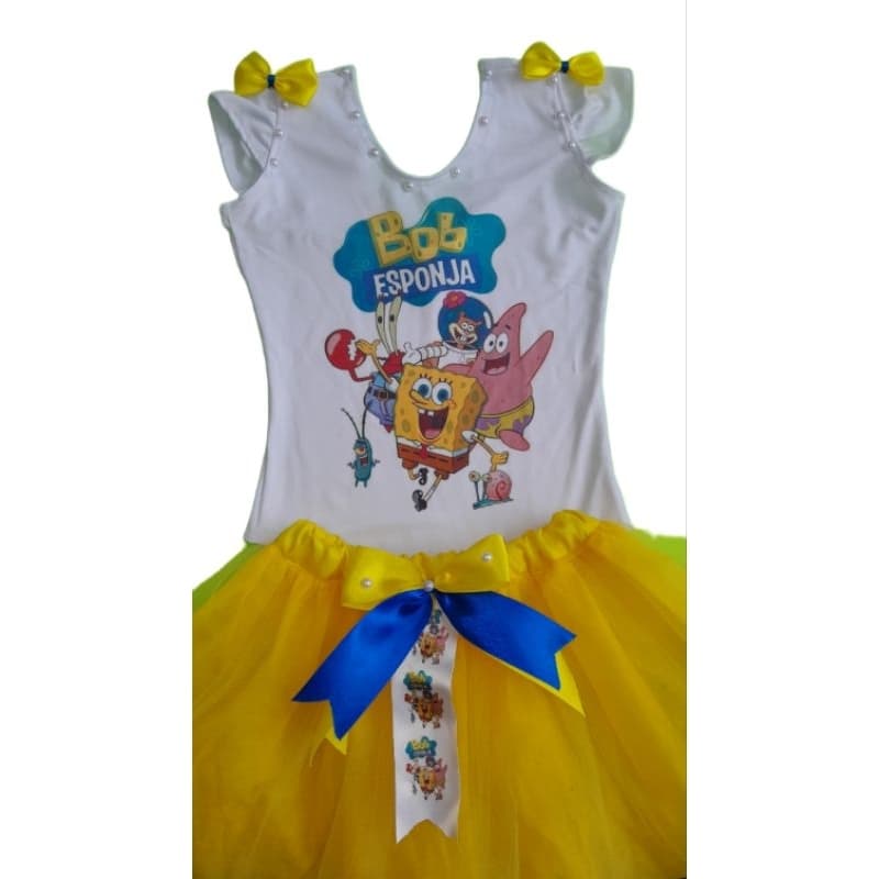 fantasia infantil menina bob esponja