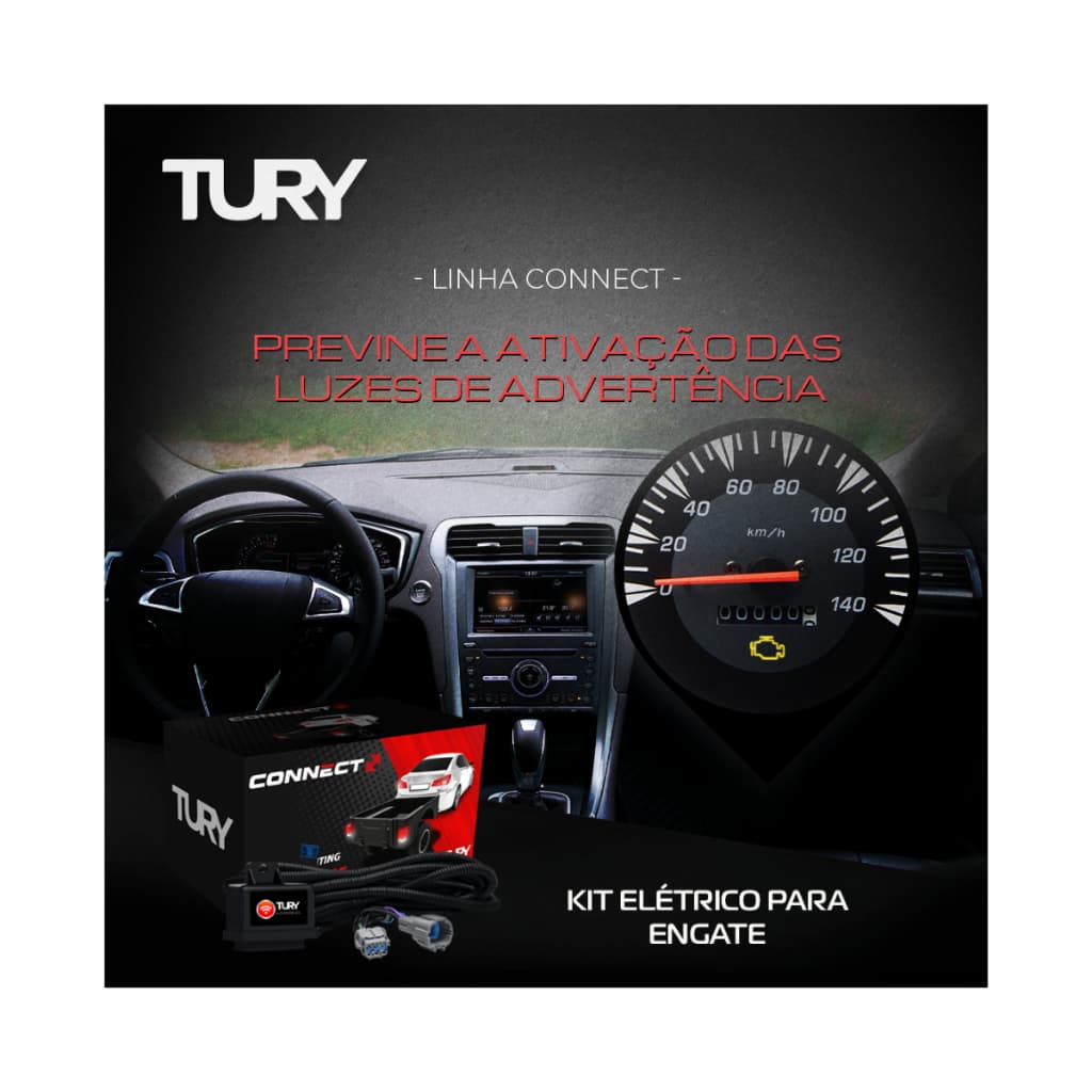 Modulo Tury Connect 1.2Bl engate elétrico reboque