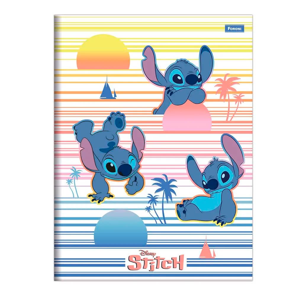 Caderno de Brochura Stitch 4 opções.
