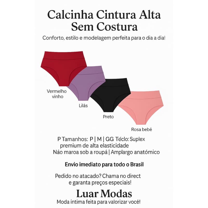 kit 2 Calcinha levanta bumbum