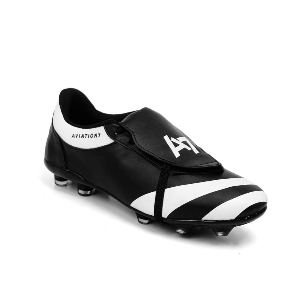 Chuteira Retro Pala Campo Trava Profissional  A7 Aviation7 Língua Masculino Sola Costurada