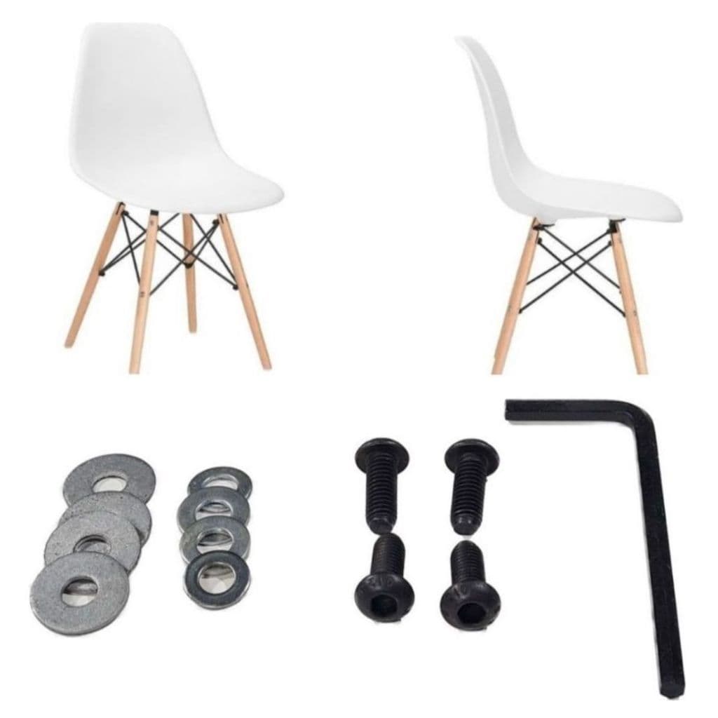 Kit De Parafusos Cadeira Eames Eiffel Com Chave Allen