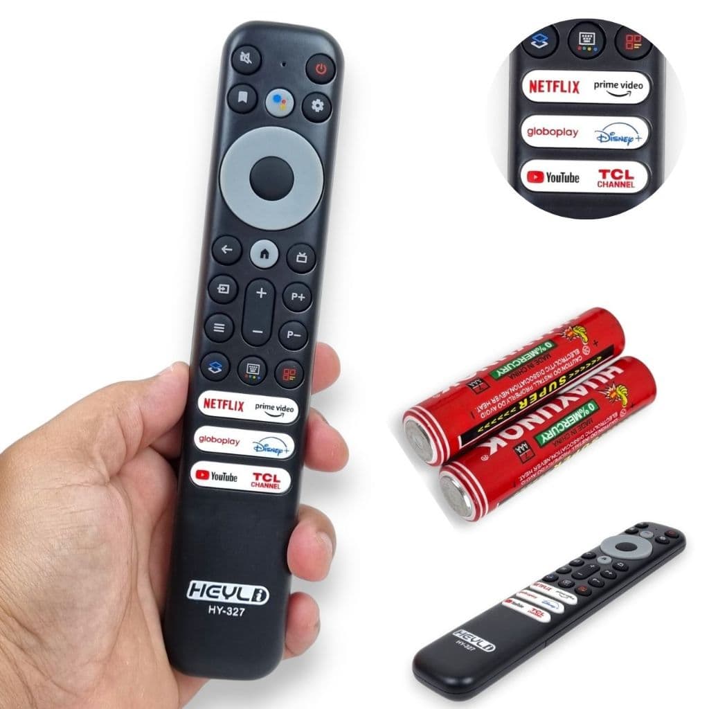 Controle Remoto Para Smart Tv TCL Universal Botão Netflix Youtube sky9184 fbg9184 ka2993