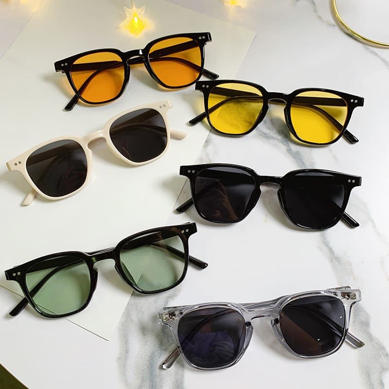 Óculos De Sol - Moda Coreana Unissex Com Proteção Uv