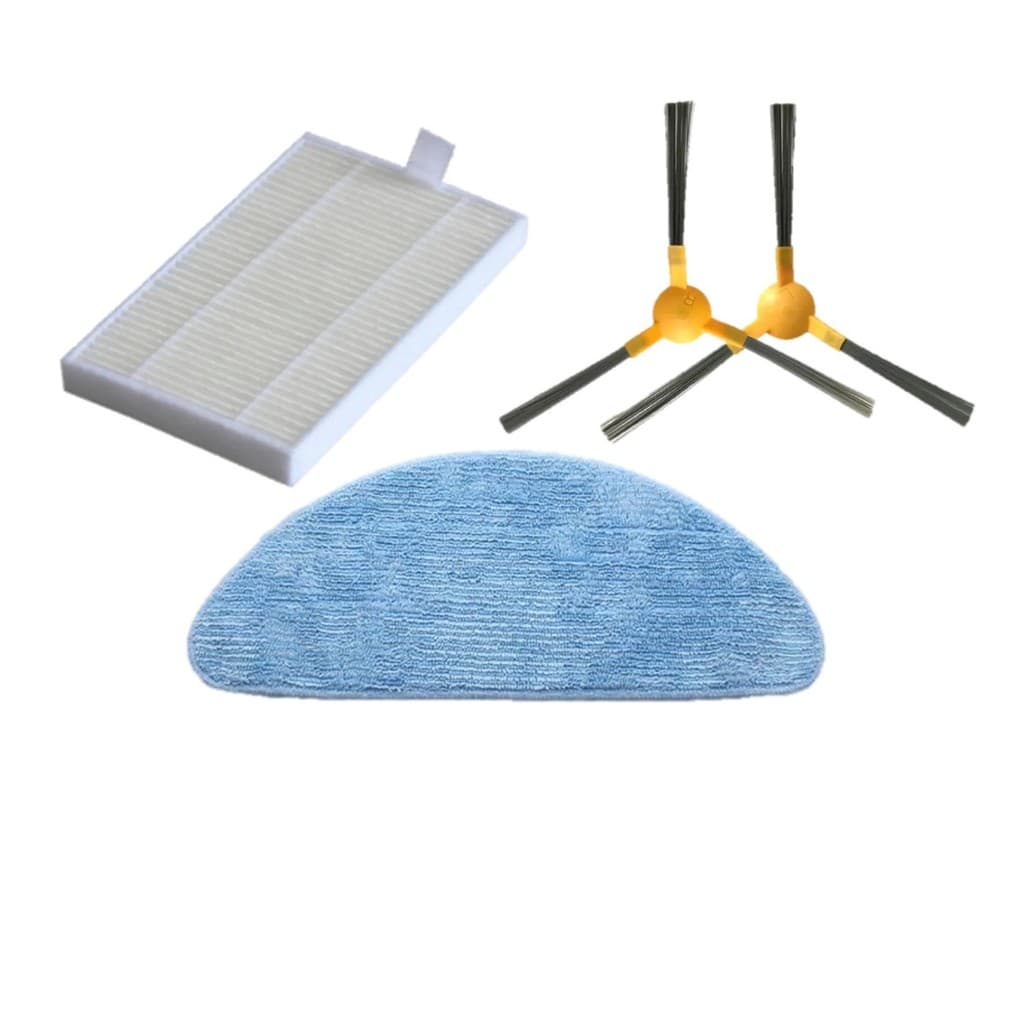 Kit de Peças para Robô Aspirador Kabum Smart 500 e 700 Escova Lateral Pano MOP Filtro HEPA