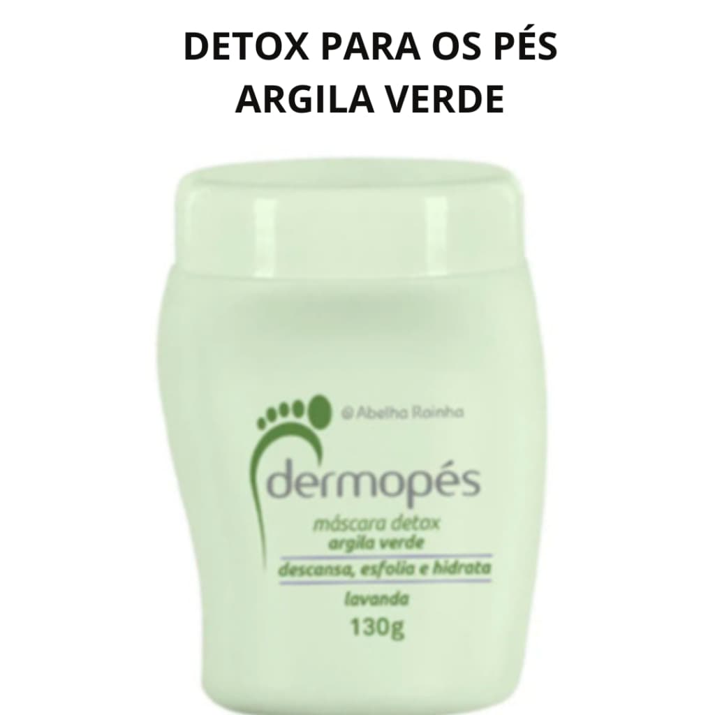 Máscara detox para os pés 130g Abelha Rainha