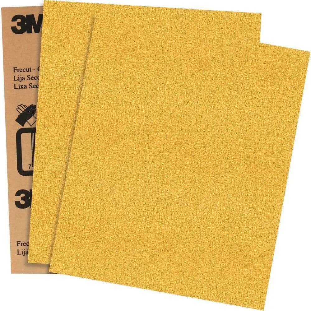 Folha De Lixa Ouro 326u 3M Lixa Seca 10 Unid.