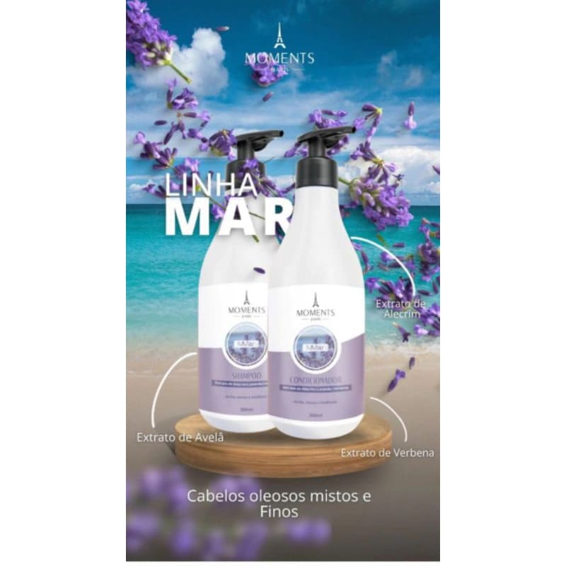 Kit Mar Capilar shampoo + condicionador - Moments Paris