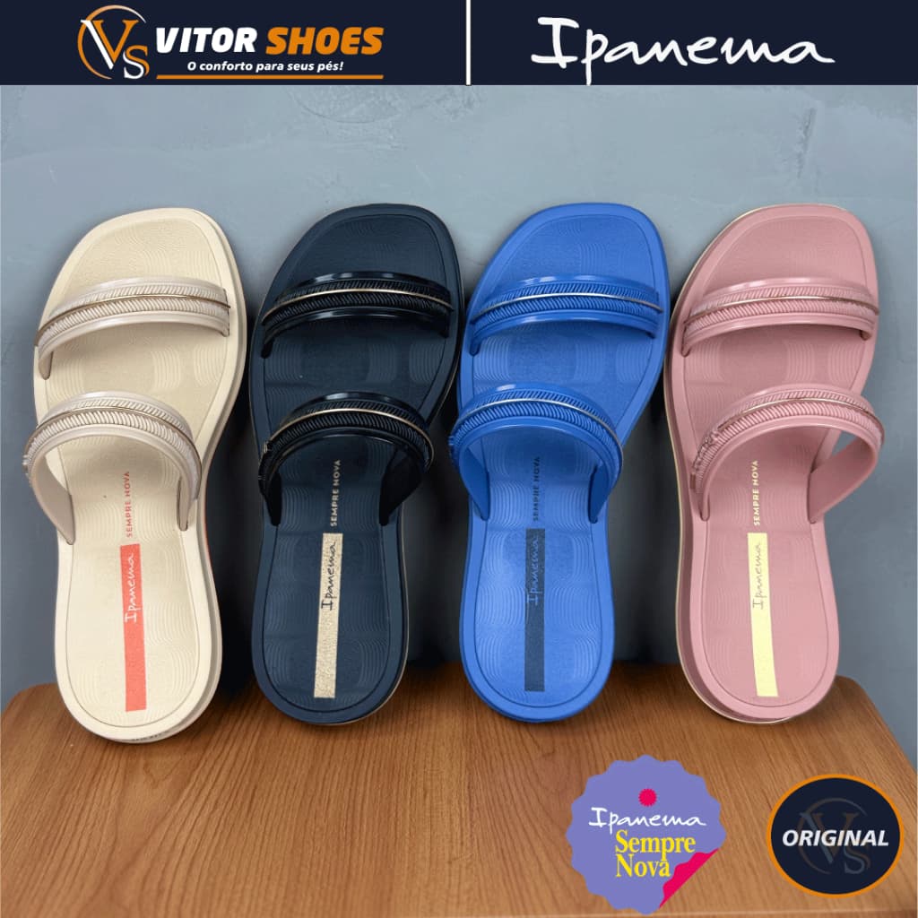 Chinelo Slide Feminino Ipanema Glow | LANÇAMENTO Sempre Nova 2025/2026 | Ipanema Original