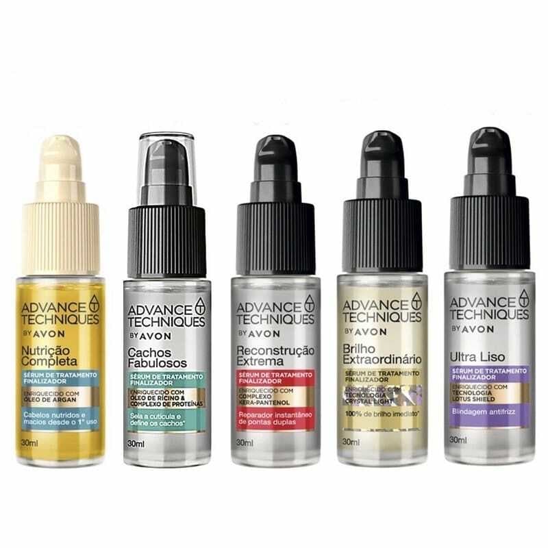Óleo Reparador Avon Finalizador 30 e 90mL - Óleo de Tratamento Hidratante AVON Advance Techniques Nutrição Completa -