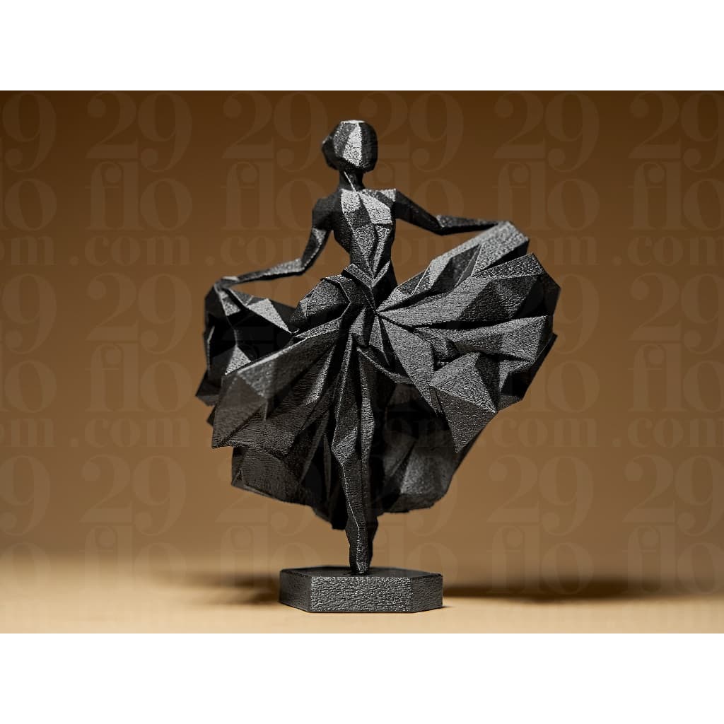Escultura Bailarina Geométrica