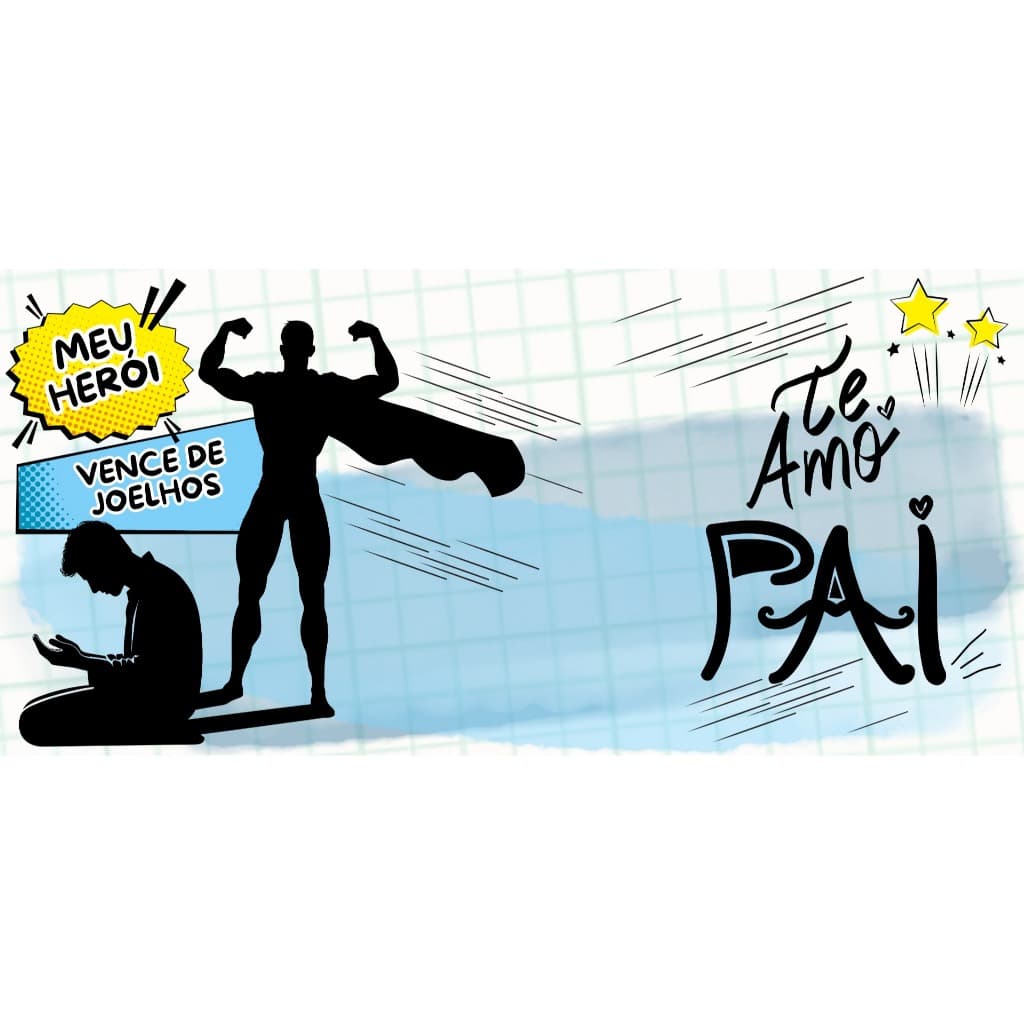 CANECA PORCELANA 325ML PERSONALIZADA (dia dos pais)