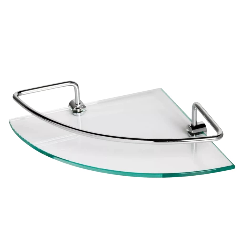 Porta Shampoo Suporte De Banheiro Shampoo Canto Vidro 6mm