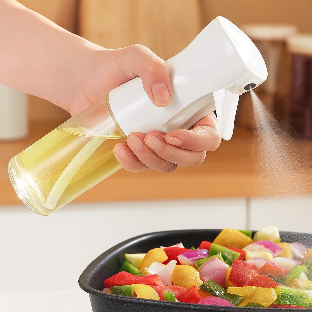 Spray Borrifador Azeite Vinagre Cozinha Culinário Vidro 180 ML - Sortido