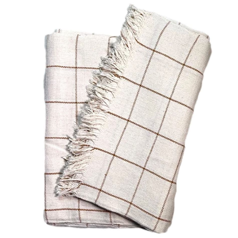 Manta Para Sofá e Cama King Gigante Decoração Receptiva 100% Algodão Tamanho 240x180 Casa Elegante Tecido Reforçado