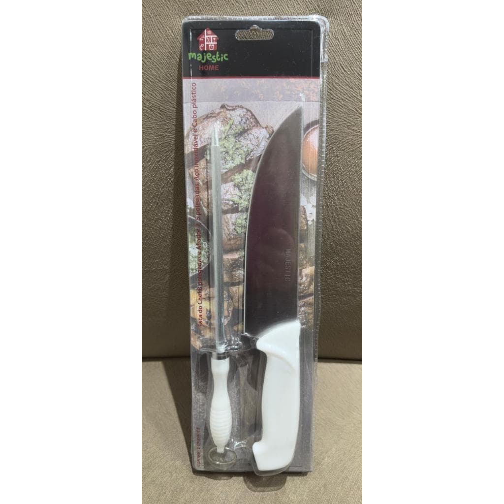 Kit Assador Faca 7" com Chaira