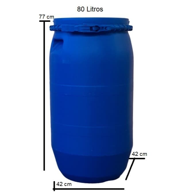 Porta ração 20 kg container pet pote de ração para cachorro gatos (Azul 20kg)
