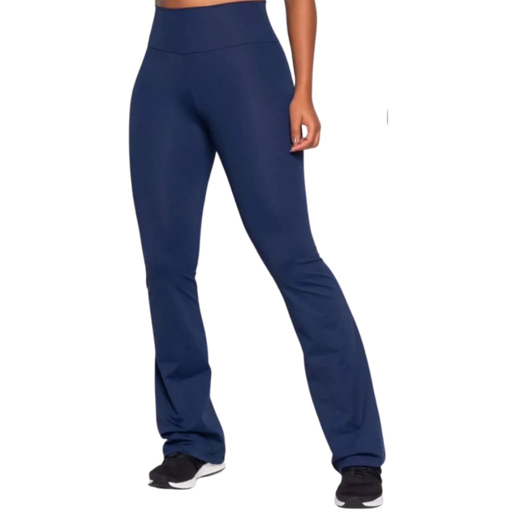 CALÇA LEGGING LEG FLARE FEMININA BOCA DE SINO FITNESS ACADEMIA FEMININO