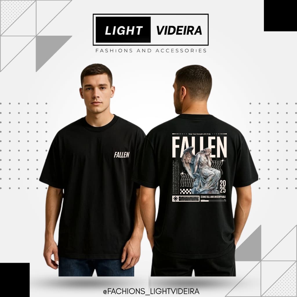Camiseta "FALLEN" Masculina - Estilo Único e Moderno, Confortável e Versátil